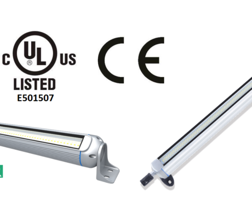 UL approved for M9 and M9R tubular machine work lights