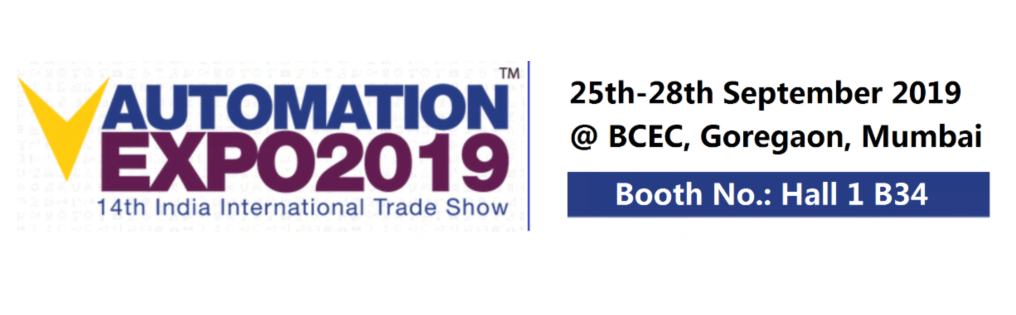 Welcome to visit our booth @Automation India Expo 2019