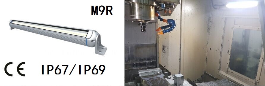 IP69 and IP67 machine tool work light M9R